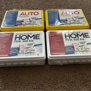 Lot 4 Urgent First Aid Home & Auto Kit - exp. 6/2026